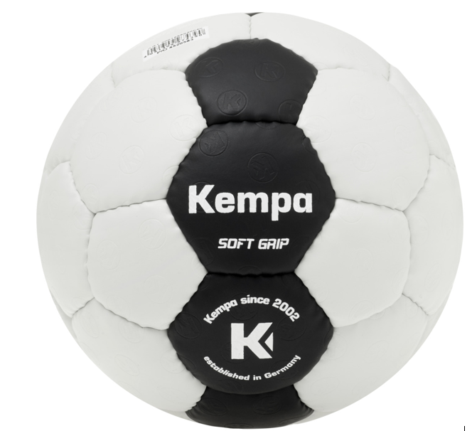 Soft Grip Black & White Kinderhandball
